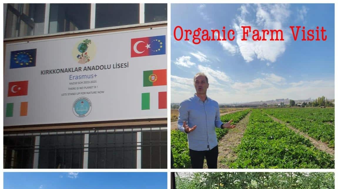 “No Planet B” Erasmus+ Eco Club öğrencileri Organik Tarım için Türkiye Şeker Fabrikasında
